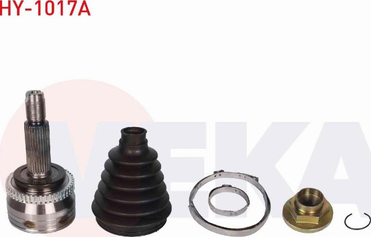 Veka HY-1017A - Шарнирный комплект, ШРУС, приводной вал autospares.lv