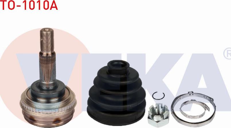 Veka TO-1010A - Шарнирный комплект, ШРУС, приводной вал autospares.lv