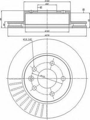 VEMA 98404 - Тормозной диск autospares.lv