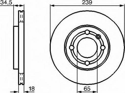 VEMA 98028 - Тормозной диск autospares.lv