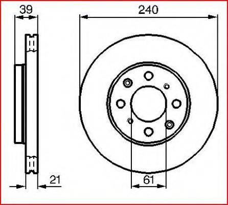 VEMA 98742 - Тормозной диск autospares.lv