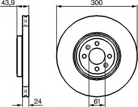 VEMA 98722 - Тормозной диск autospares.lv