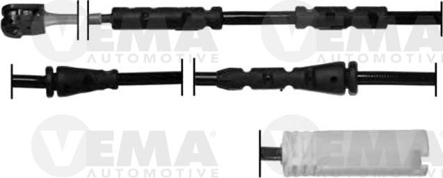 VEMA 117451 - Сигнализатор, износ тормозных колодок autospares.lv