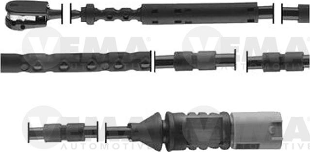 VEMA 117458 - Сигнализатор, износ тормозных колодок autospares.lv