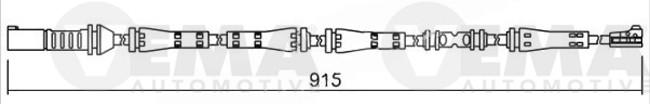 VEMA 117515 - Сигнализатор, износ тормозных колодок autospares.lv