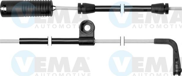 VEMA 117248 - Сигнализатор, износ тормозных колодок autospares.lv