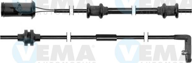 VEMA 117239 - Сигнализатор, износ тормозных колодок autospares.lv