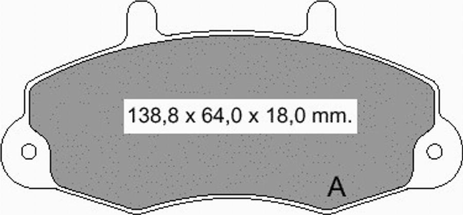 VEMA 834470 - Тормозные колодки, дисковые, комплект autospares.lv