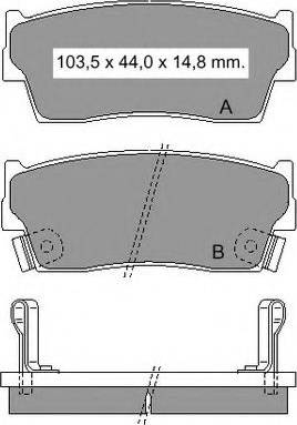 VEMA 835640 - Сайлентблок, рычаг подвески колеса autospares.lv