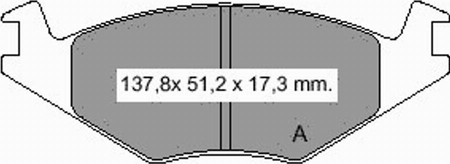 VEMA 832920 - Тормозные колодки, дисковые, комплект autospares.lv