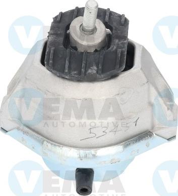 VEMA VE53451 - Подушка, опора, подвеска двигателя autospares.lv