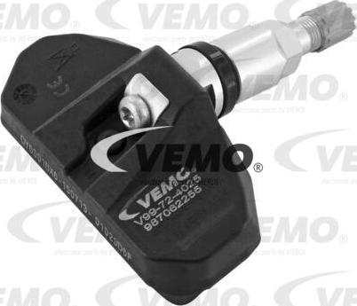 Vemo V99-72-4025 - Датчик давления в шинах autospares.lv