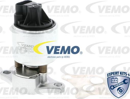 Vemo V40-63-0001 - Клапан возврата ОГ autospares.lv