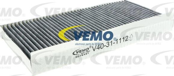 Vemo V40-31-1112 - Фильтр воздуха в салоне autospares.lv