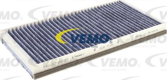 Vemo V40-32-0003 - Фильтр воздуха в салоне autospares.lv