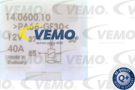 Vemo V15-71-0006 - Реле, продольный наклон шкворня вентилятора autospares.lv
