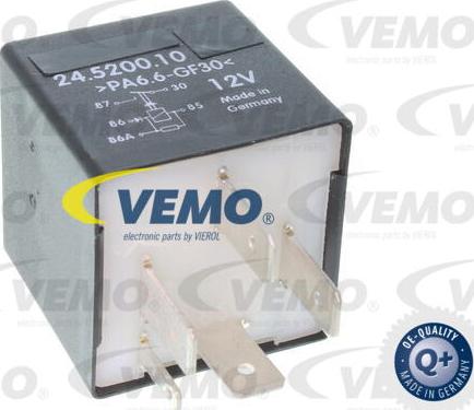 Vemo V15-71-0017 - Реле, топливный насос autospares.lv