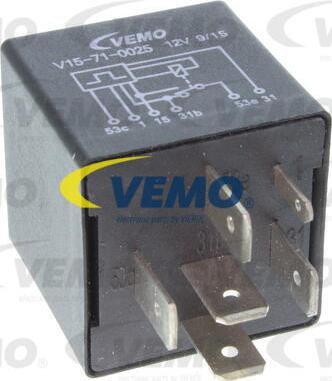 Vemo V15-71-0025 - Реле, интервал включения стеклоочистителя autospares.lv