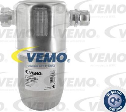 Vemo V10-06-0005 - Осушитель, кондиционер autospares.lv