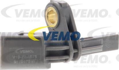 Vemo V10-72-1071 - Датчик ABS, частота вращения колеса autospares.lv