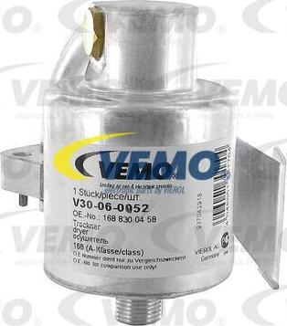 Vemo V30-06-0052 - Осушитель, кондиционер autospares.lv