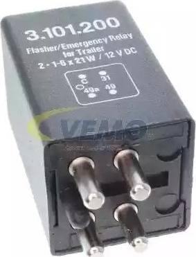 Vemo V30-71-0002 - Реле аварийной световой сигнализация autospares.lv