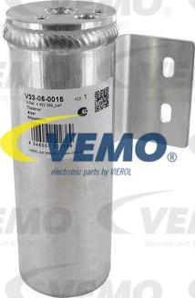 Vemo V33-06-0015 - Осушитель, кондиционер autospares.lv