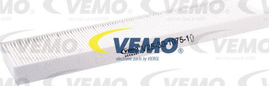 Vemo V25-30-1075-1 - Фильтр воздуха в салоне autospares.lv