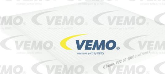 Vemo V22-30-1003 - Фильтр воздуха в салоне autospares.lv