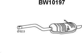 Veneporte BW10197 - Глушитель выхлопных газов, конечный autospares.lv