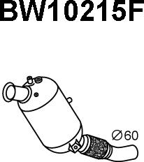 Veneporte BW10215F - Сажевый / частичный фильтр, система выхлопа ОГ autospares.lv