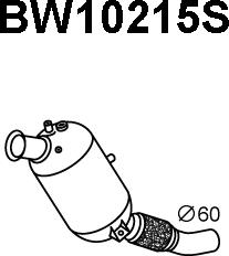 Veneporte BW10215S - Сажевый / частичный фильтр, система выхлопа ОГ autospares.lv
