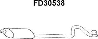 Veneporte FD30538 - Глушитель выхлопных газов, конечный autospares.lv