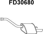Veneporte FD30680 - Глушитель выхлопных газов, конечный autospares.lv