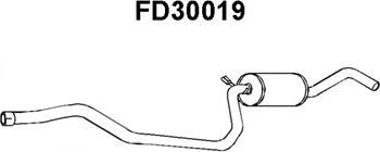 Veneporte FD30019 - Средний глушитель выхлопных газов autospares.lv
