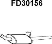 Veneporte FD30156 - Глушитель выхлопных газов, конечный autospares.lv