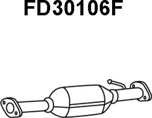 Veneporte FD30106F - Сажевый / частичный фильтр, система выхлопа ОГ autospares.lv