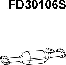 Veneporte FD30106S - Сажевый / частичный фильтр, система выхлопа ОГ autospares.lv