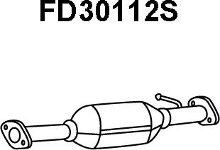 Veneporte FD30112S - Сажевый / частичный фильтр, система выхлопа ОГ autospares.lv