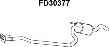 Veneporte FD30377 - Средний глушитель выхлопных газов autospares.lv