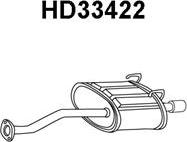 Veneporte HD33422 - Глушитель выхлопных газов, конечный autospares.lv