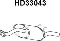 Veneporte HD33043 - Глушитель выхлопных газов, конечный autospares.lv