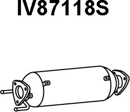 Veneporte IV87118S - Сажевый / частичный фильтр, система выхлопа ОГ autospares.lv