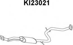 Veneporte KI23021 - Предглушитель выхлопных газов autospares.lv