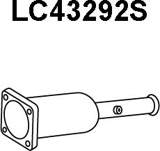 Veneporte LC43292S - Сажевый / частичный фильтр, система выхлопа ОГ autospares.lv