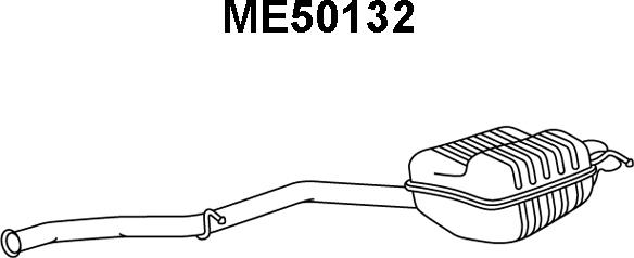 Veneporte ME50132 - Глушитель выхлопных газов, конечный autospares.lv