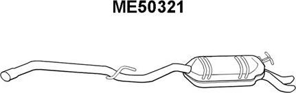 Veneporte ME50321 - Глушитель выхлопных газов, конечный autospares.lv