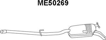 Veneporte ME50269 - Глушитель выхлопных газов, конечный autospares.lv