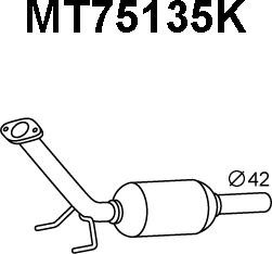 Veneporte MT75135K - Катализатор autospares.lv