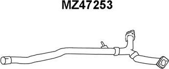 Veneporte MZ47253 - Труба выхлопного газа autospares.lv